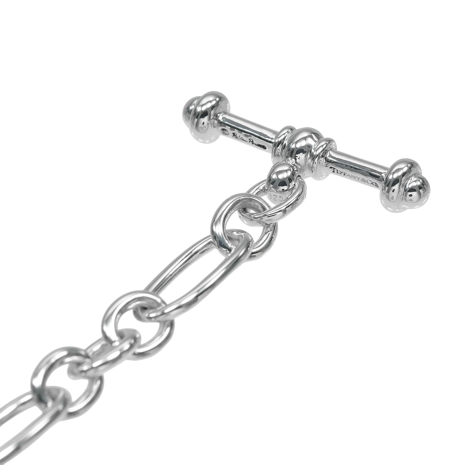 Tiffany & Co Oval Chain Toggle Paloma Picasso Vintage 925 Sterling Silver — view 4