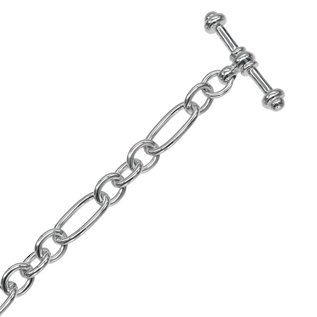 Tiffany & Co Oval Chain Toggle Paloma Picasso Vintage 925 Sterling Silver — view 7