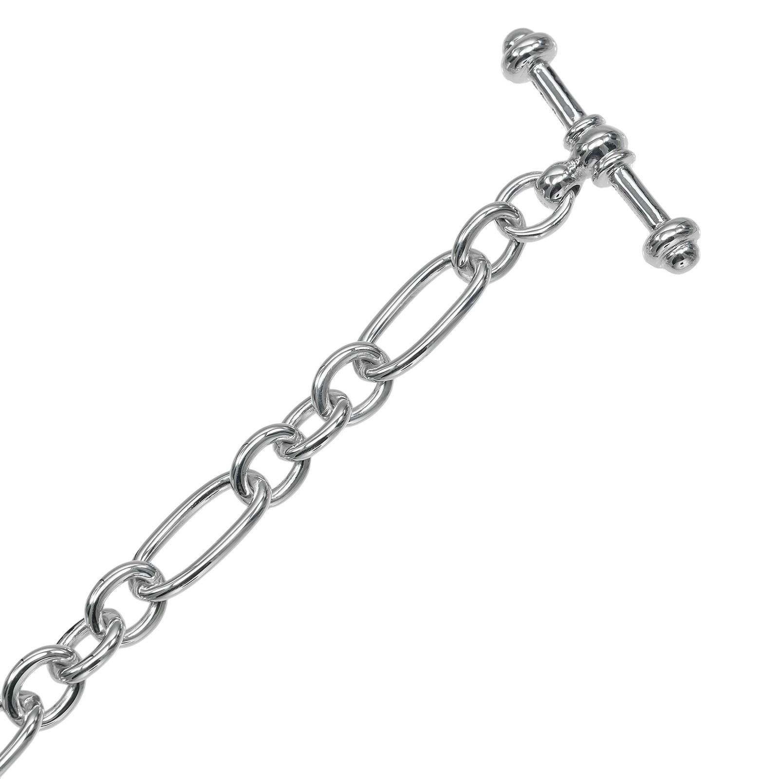 Tiffany & Co Oval Chain Toggle Paloma Picasso Vintage 925 Sterling Silver — view 7