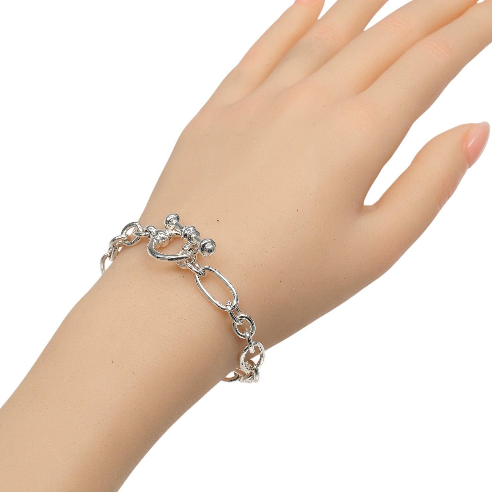 Tiffany & Co Oval Chain Toggle Paloma Picasso Vintage 925 Sterling Silver — view 2