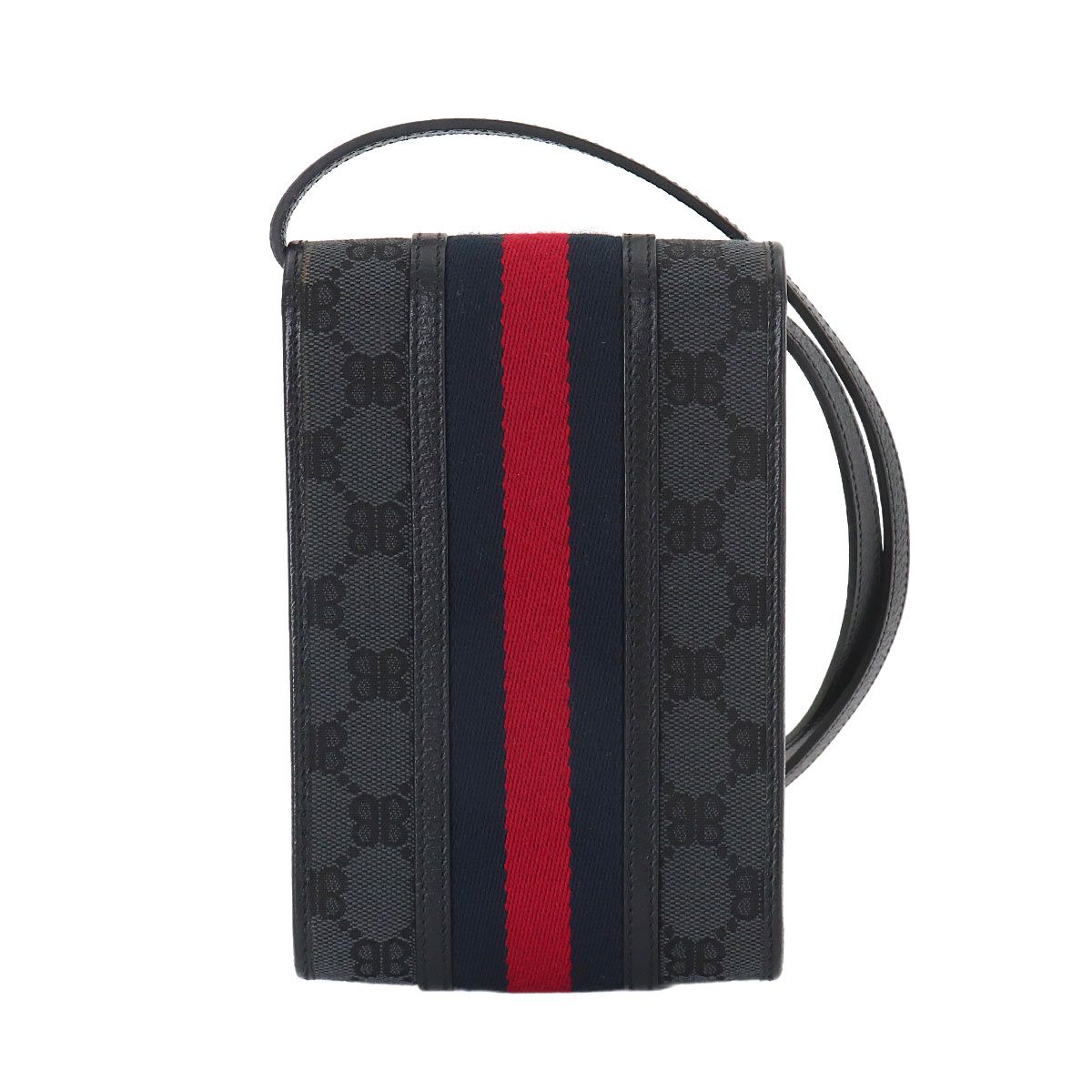 Gucci Hacker Project Shoulder Bag Canvas Leather Black — view 3
