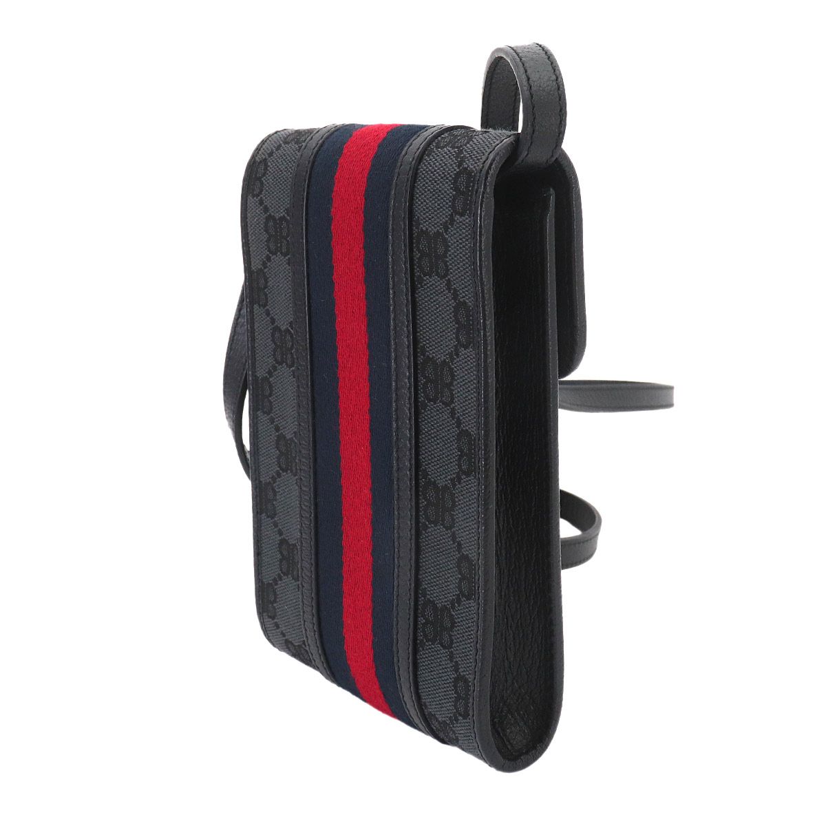 Gucci Hacker Project Shoulder Bag Canvas Leather Black — view 4