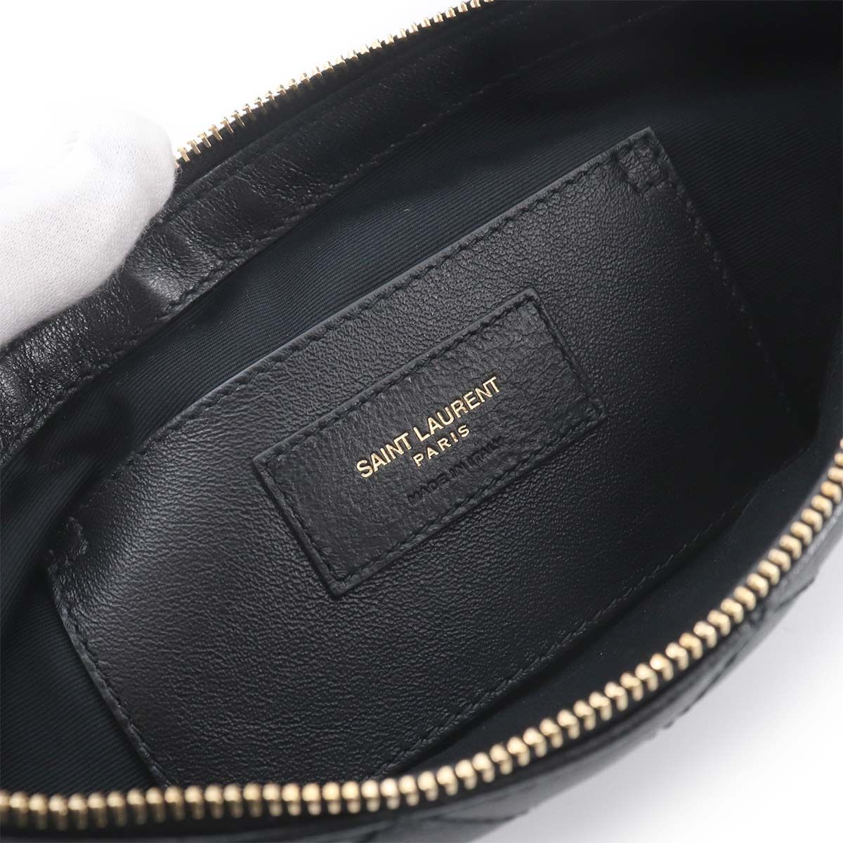 Saint Laurent Icare Maxi Shopping Tote Leather Black — view 9
