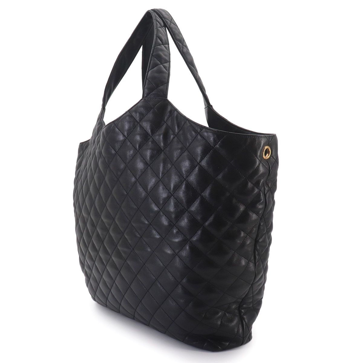 Saint Laurent Icare Maxi Shopping Tote Leather Black — view 4