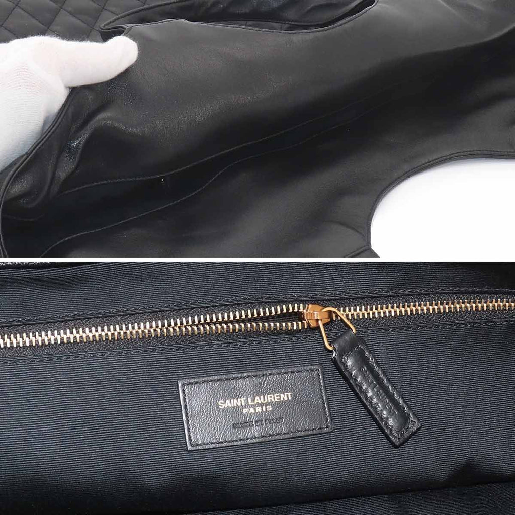 Saint Laurent Icare Maxi Shopping Tote Leather Black — view 8