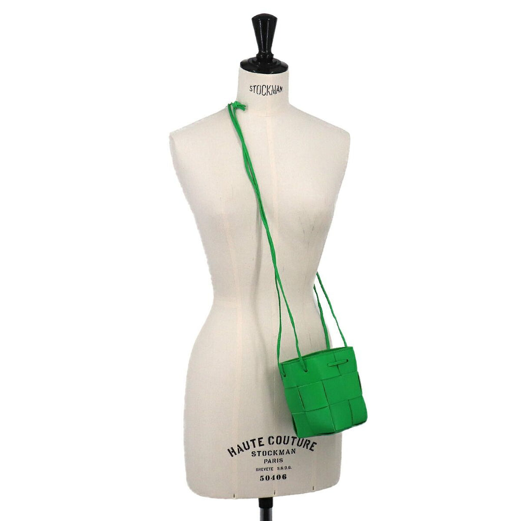 Bottega Veneta Intrecciato Cassette Mini Crossbody Bucket Shoulder — view 9