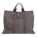 Hermes Her Line Tote Canvas Gray