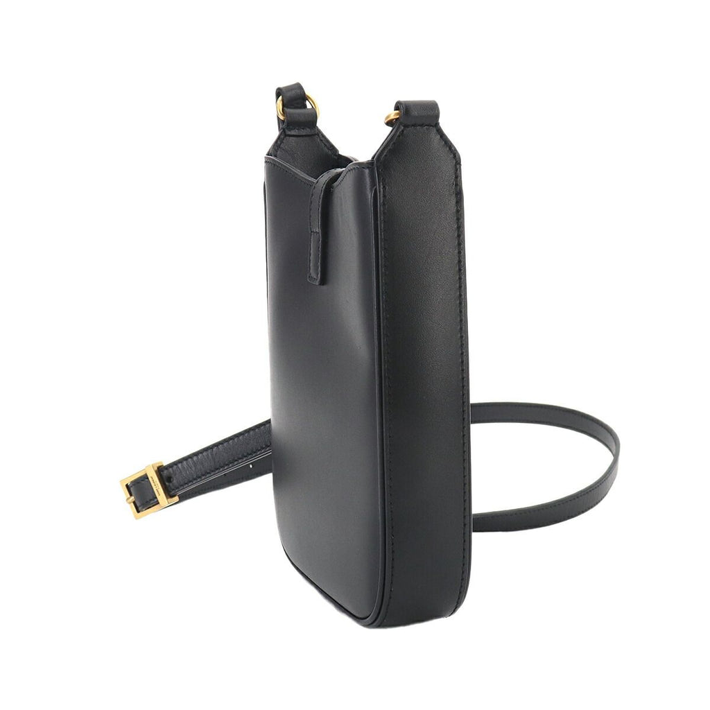 Saint Laurent le 5 a 7 Vertical Mini Crossbody Shoulder Bag Leather Black — view 4