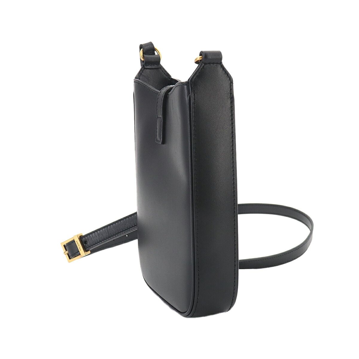 Saint Laurent le 5 a 7 Vertical Mini Crossbody Shoulder Bag Leather Black — view 4