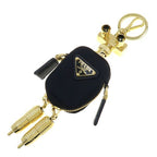 Prada Re-Nylon Bag Charm Robot Gold Plated