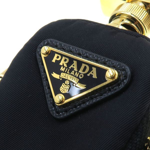 Prada Re-Nylon Bag Charm Robot Gold Plated — view 4