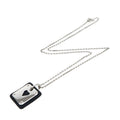 Hermes Ass Doucle Necklace Silver