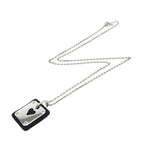 Hermes Ass Doucle Necklace Silver