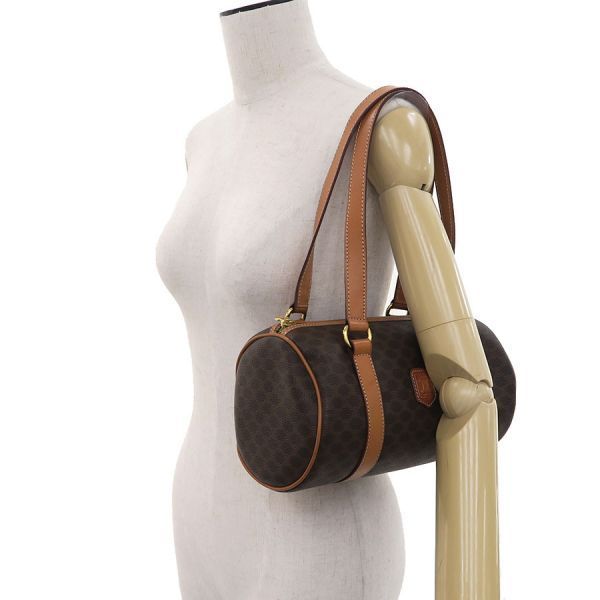 Celine Macadam Roll Bag Brown — view 9