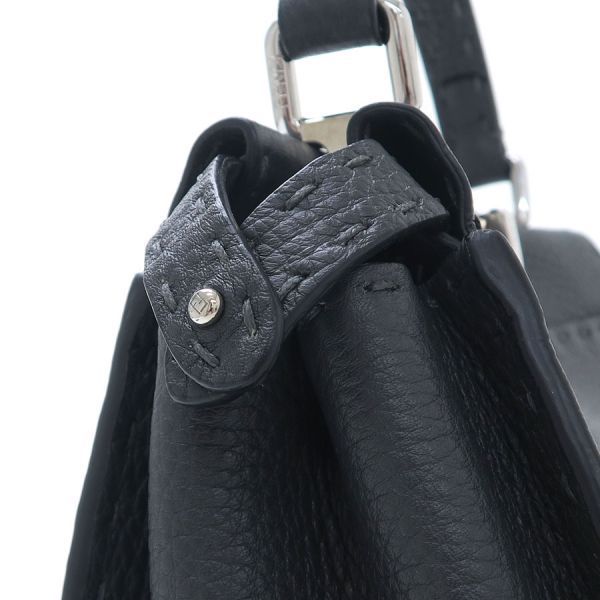 Fendi Peekaboo Mini Selleria Gray Handbag — view 4