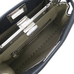 Fendi Peekaboo Mini Selleria Gray Handbag — view 2