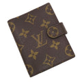 Louis Vuitton Monogram Agenda Mini with Ballpoint Pen Brown