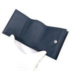 Bottega Veneta Intrecciato Trifold Wallet Navy — view 2