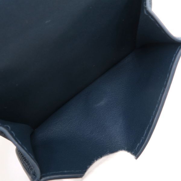 Bottega Veneta Intrecciato Trifold Wallet Navy — view 4