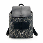 Dior Oblique Motion Backpack Navy Cloth