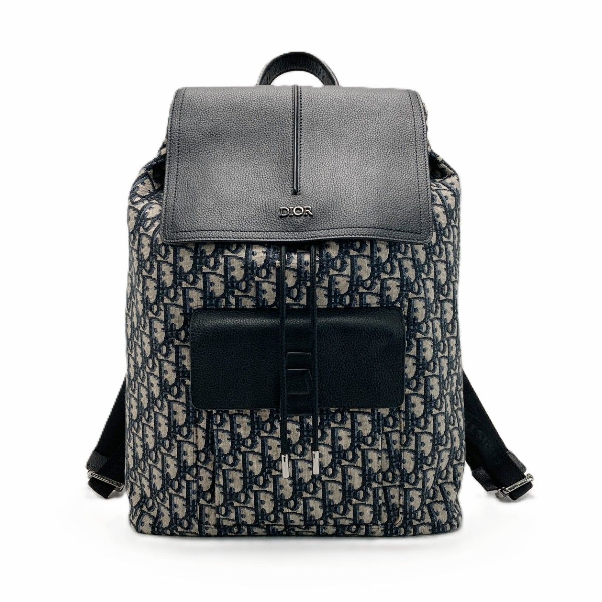 Dior Oblique Motion Backpack Navy Cloth