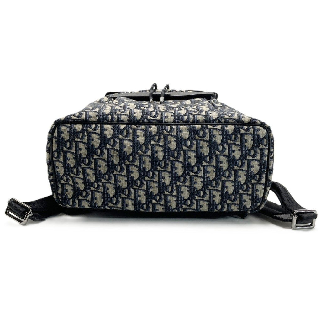 Dior Oblique Motion Backpack Navy Cloth — view 3