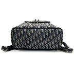 Dior Oblique Motion Backpack Navy Cloth — view 3