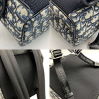 Dior Oblique Motion Backpack Navy Cloth — view 7