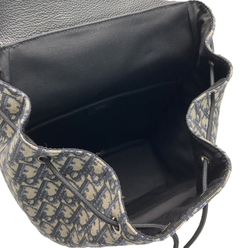 Dior Oblique Motion Backpack Navy Cloth — view 4