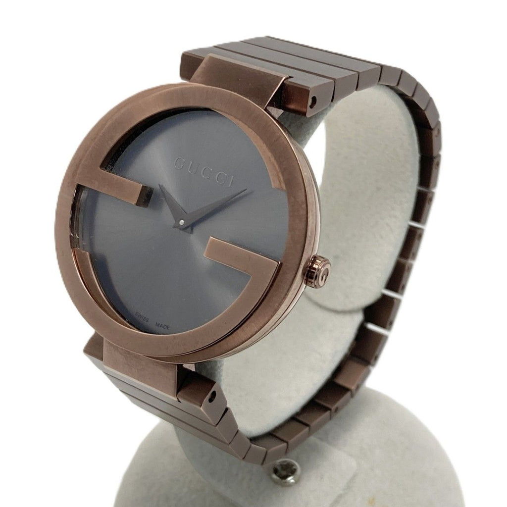 Gucci Interlocking 133.3 Gray Quartz Watch Box Instruction Manual — view 2