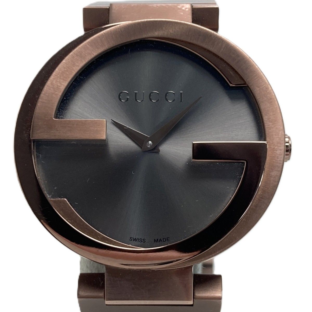 Gucci Interlocking 133.3 Gray Quartz Watch Box Instruction Manual