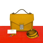 Louis Vuitton Monceau BB Epi Leather 2-Way Shoulder Bag Tassiri Yellow