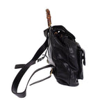 Gucci Bamboo Backpack Vintage 003 Leather Black Gold Masterpiece Retro — view 4