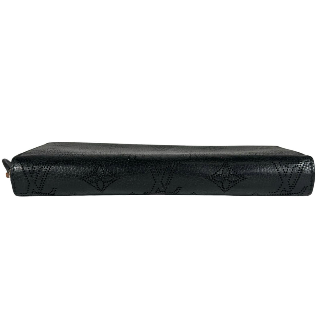 Louis Vuitton Mahina Zippy Wallet Monogram Canvas Black — view 4