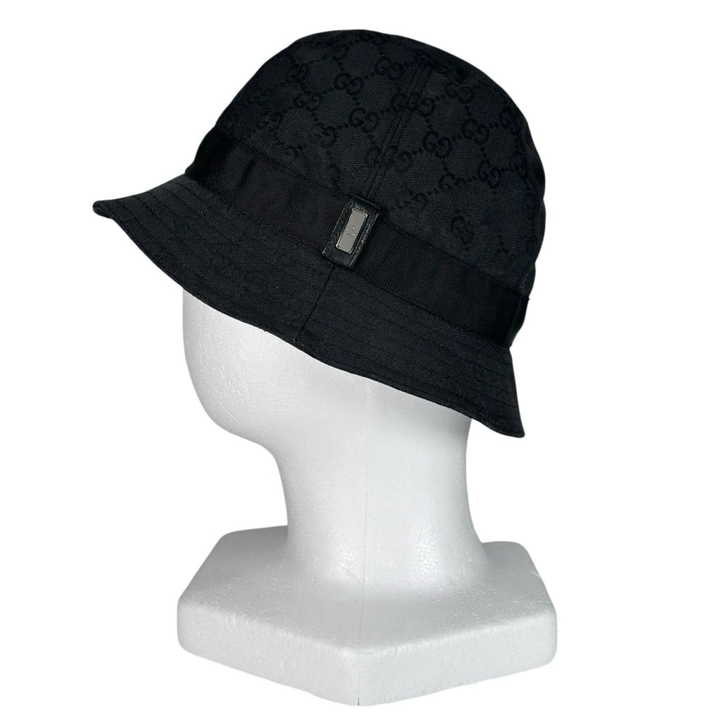 Gucci GG Canvas Hat Polyester Black Bucket — view 5