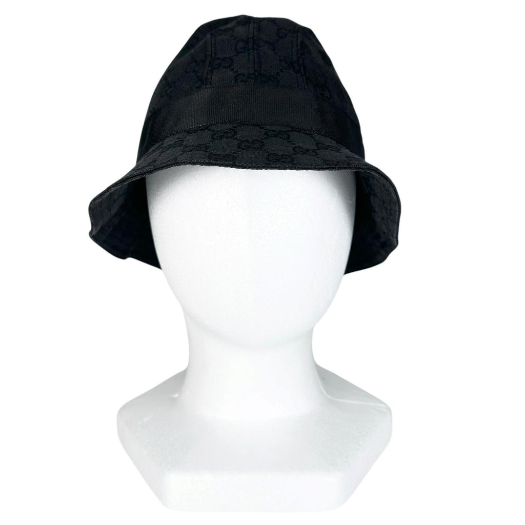 Gucci GG Canvas Hat Polyester Black Bucket — view 2
