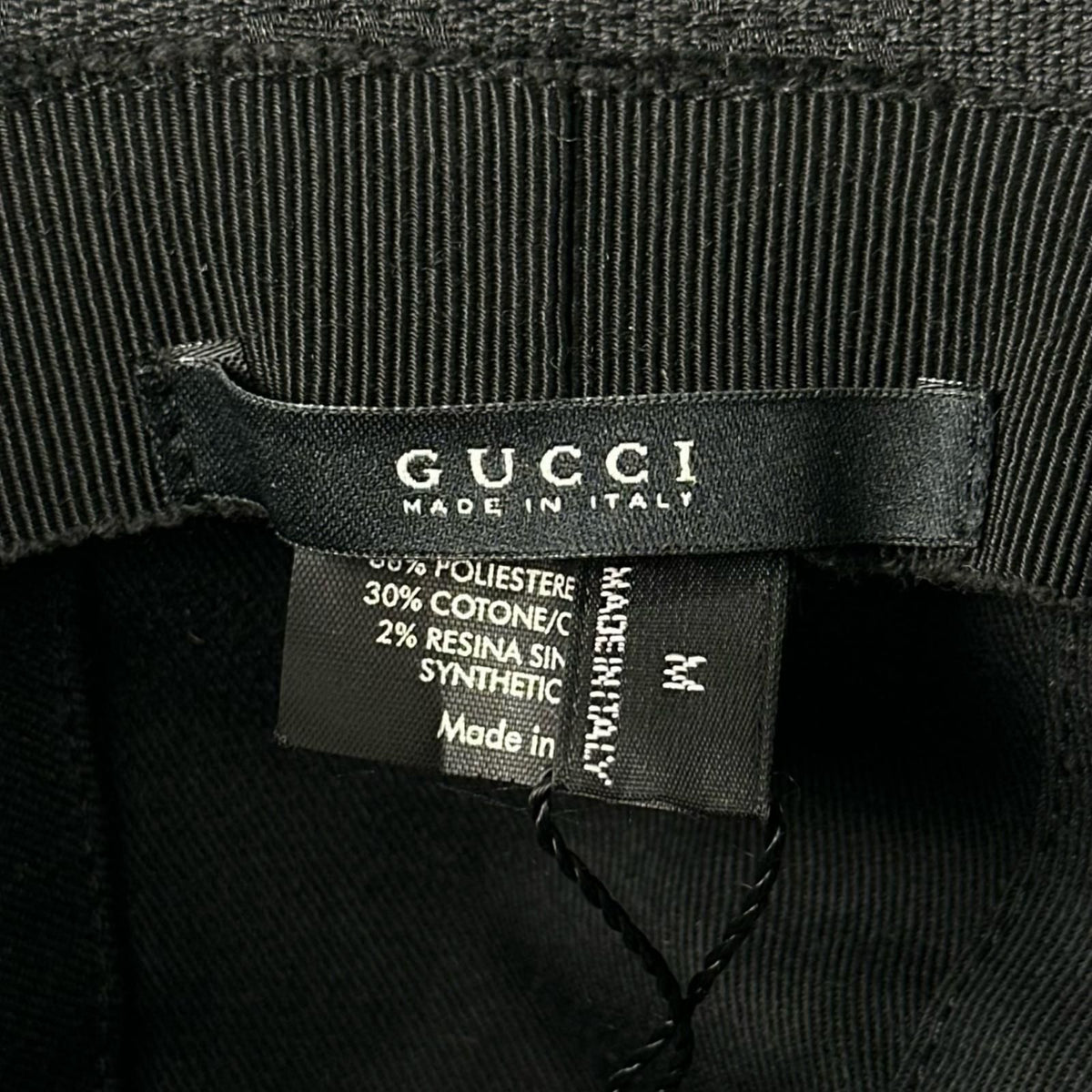 Gucci GG Canvas Hat Polyester Black Bucket — view 8