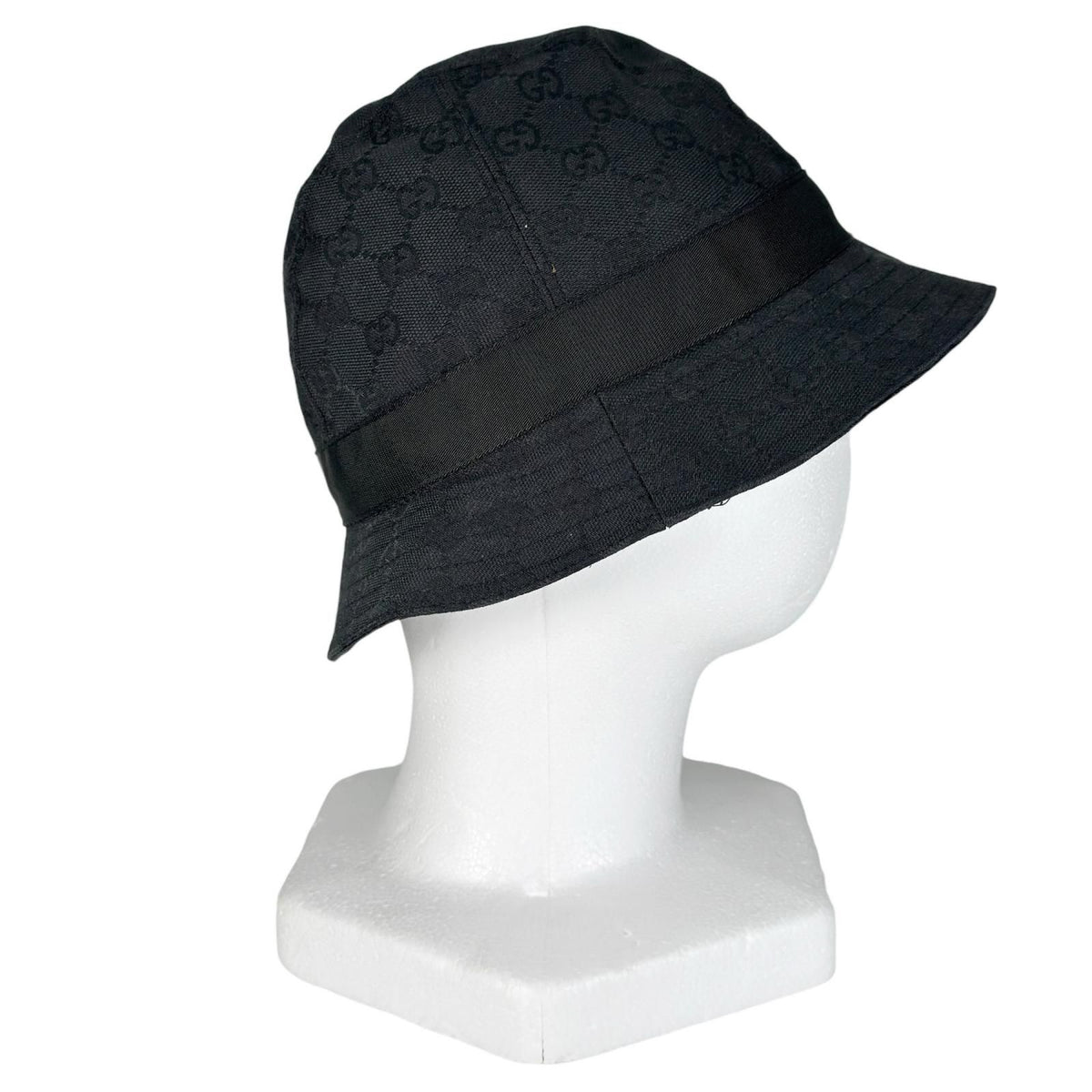 Gucci GG Canvas Hat Polyester Black Bucket — view 3