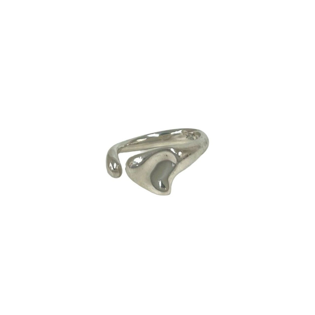 Tiffany & Co Vintage Full Heart Ring 925 Sterling Silver — view 2