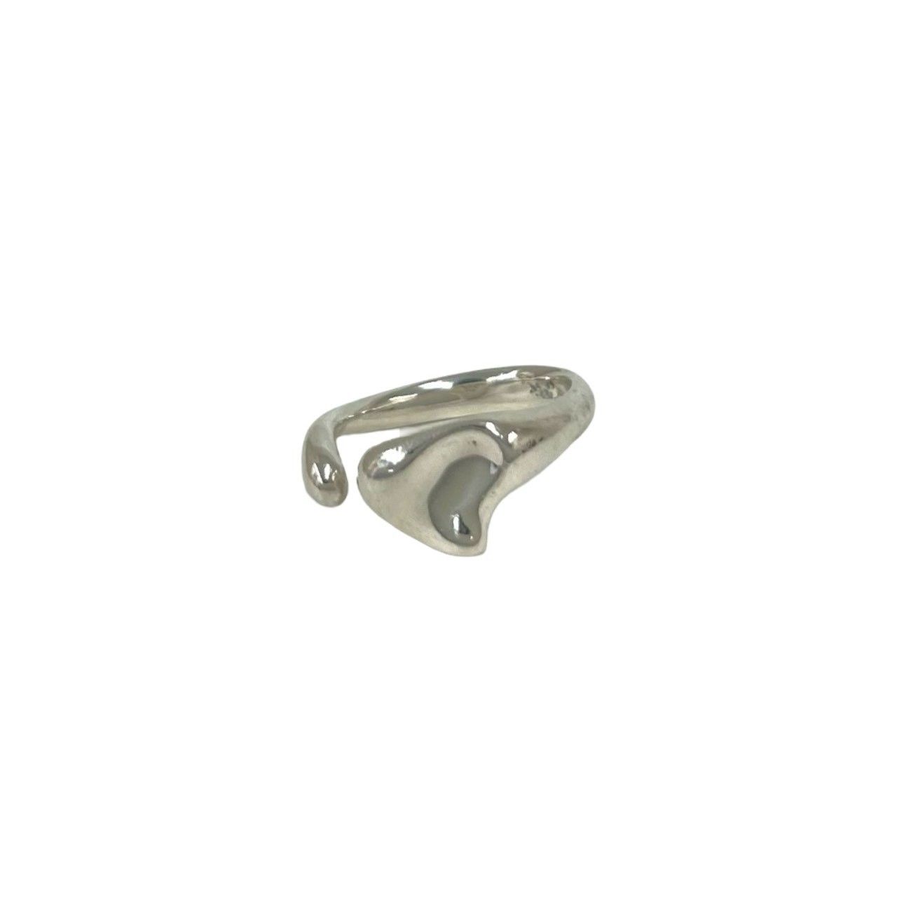 Tiffany & Co Vintage Full Heart Ring 925 Sterling Silver — view 2