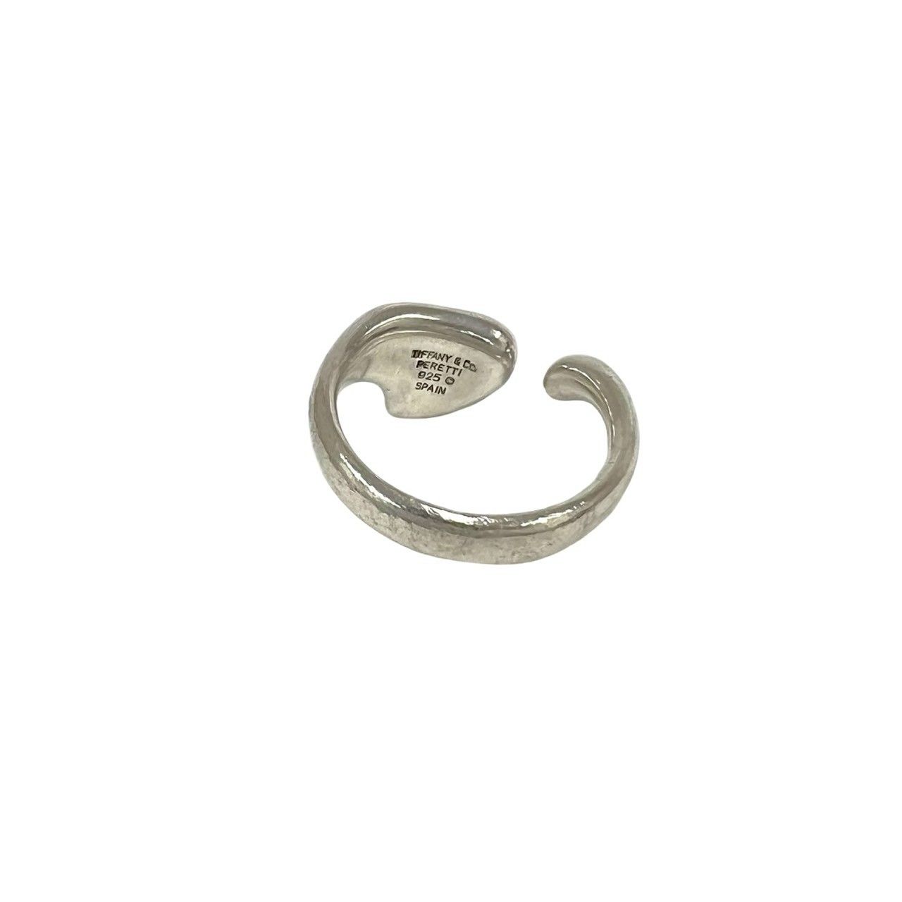Tiffany & Co Vintage Full Heart Ring 925 Sterling Silver — view 6