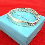 Tiffany & Co Vintage ID Chain Bracelet 925 Sterling Silver