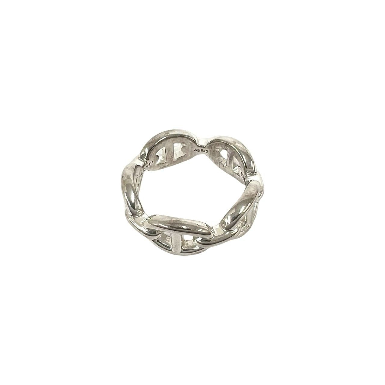 Hermes Chaine D'ancre Ring 925 Sterling Silver — view 4