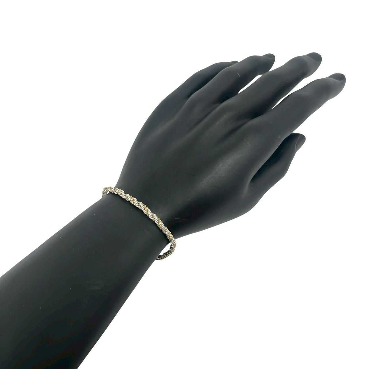 Tiffany & Co Vintage Twist Rope Bracelet 925 Sterling Silver — view 2