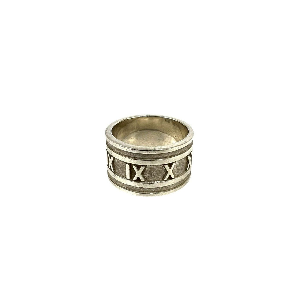 Tiffany & Co Vintage Wide Atlas Ring 925 Sterling Silver — view 5