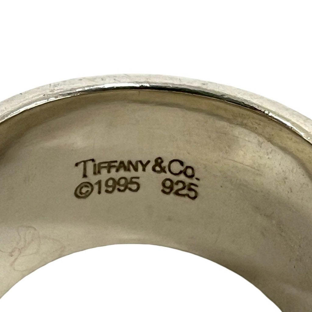 Tiffany & Co Vintage Wide Atlas Ring 925 Sterling Silver — view 3