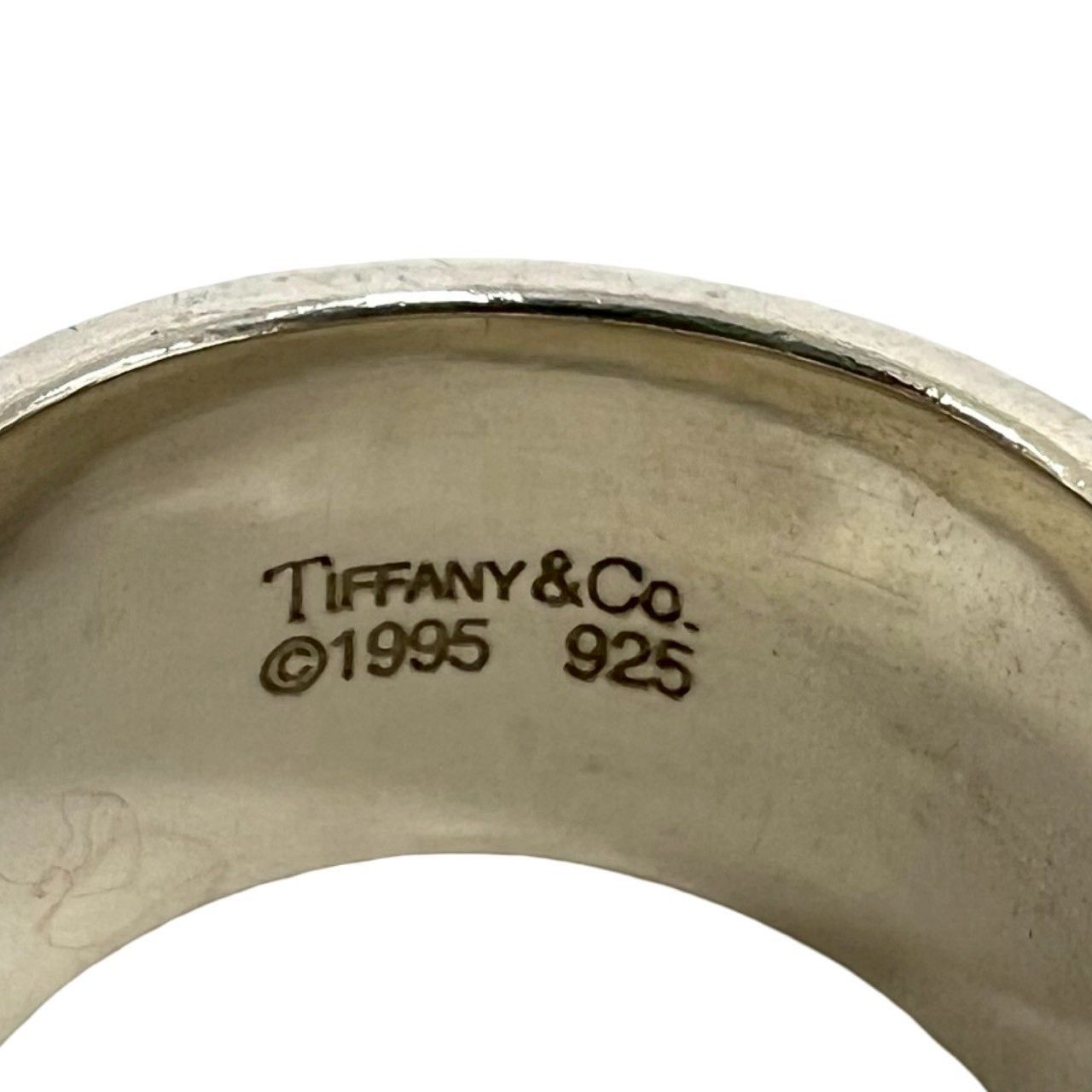 Tiffany & Co Vintage Wide Atlas Ring 925 Sterling Silver — view 3