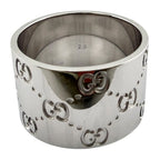 Gucci Icon Wide Ring 18k White Gold — view 5