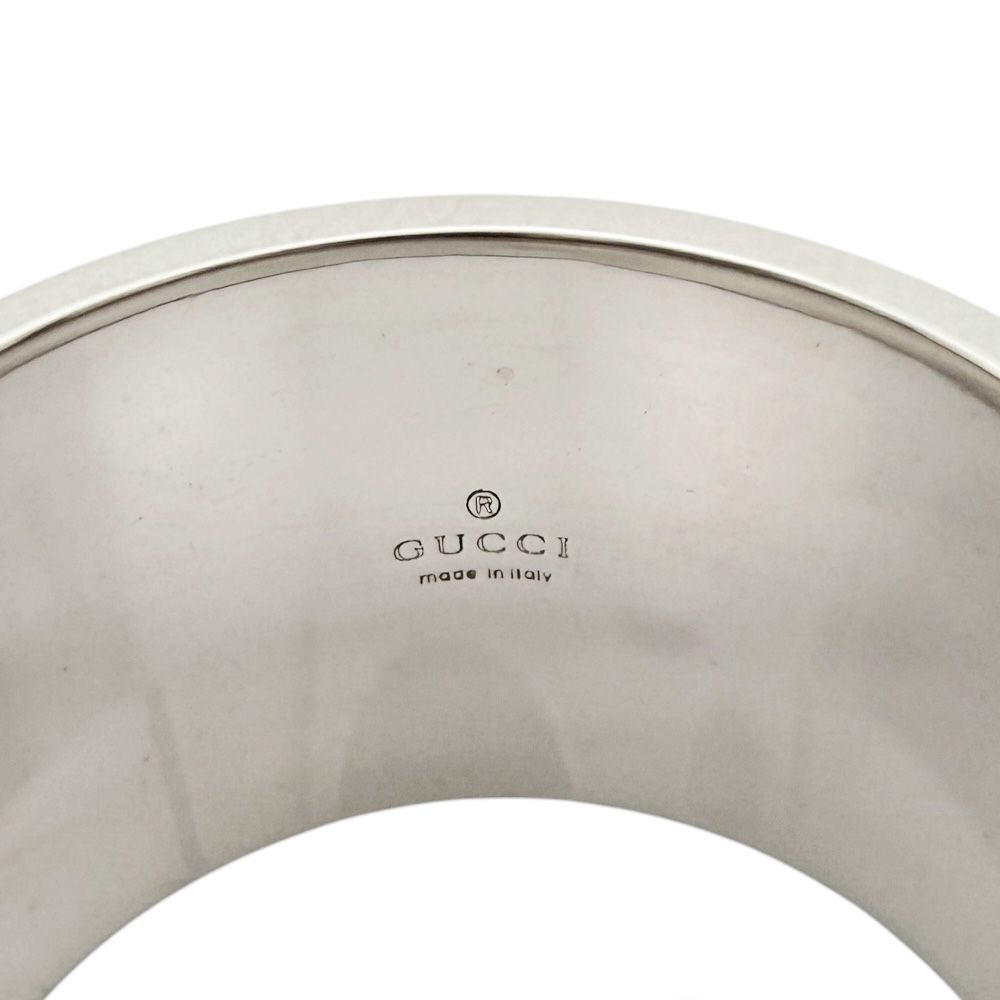 Gucci Icon Wide Ring 18k White Gold — view 7