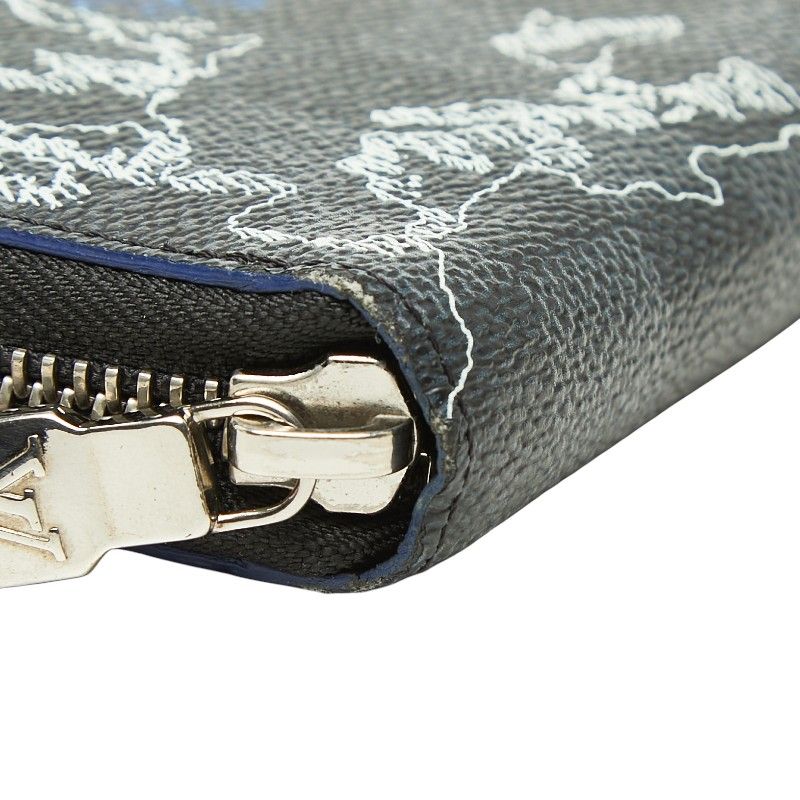 Louis Vuitton Damier Graphite Zippy Organizer NM Map Wallet Leather — view 5